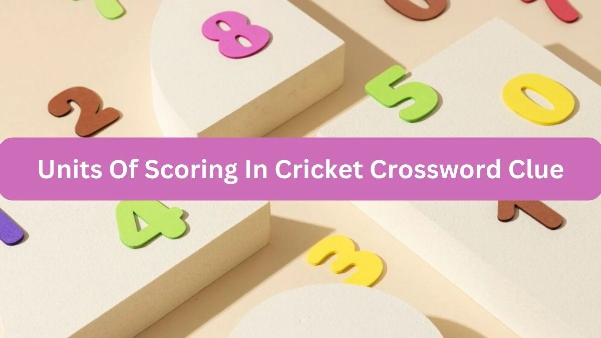 Units Of Scoring In Cricket Crossword Clue 4 Letters