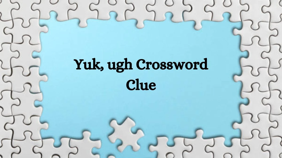 Yuk, ugh Puzzle Page