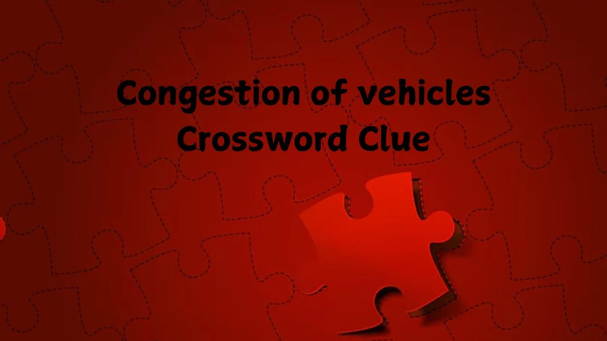 Congestion of vehicles Puzzle Page