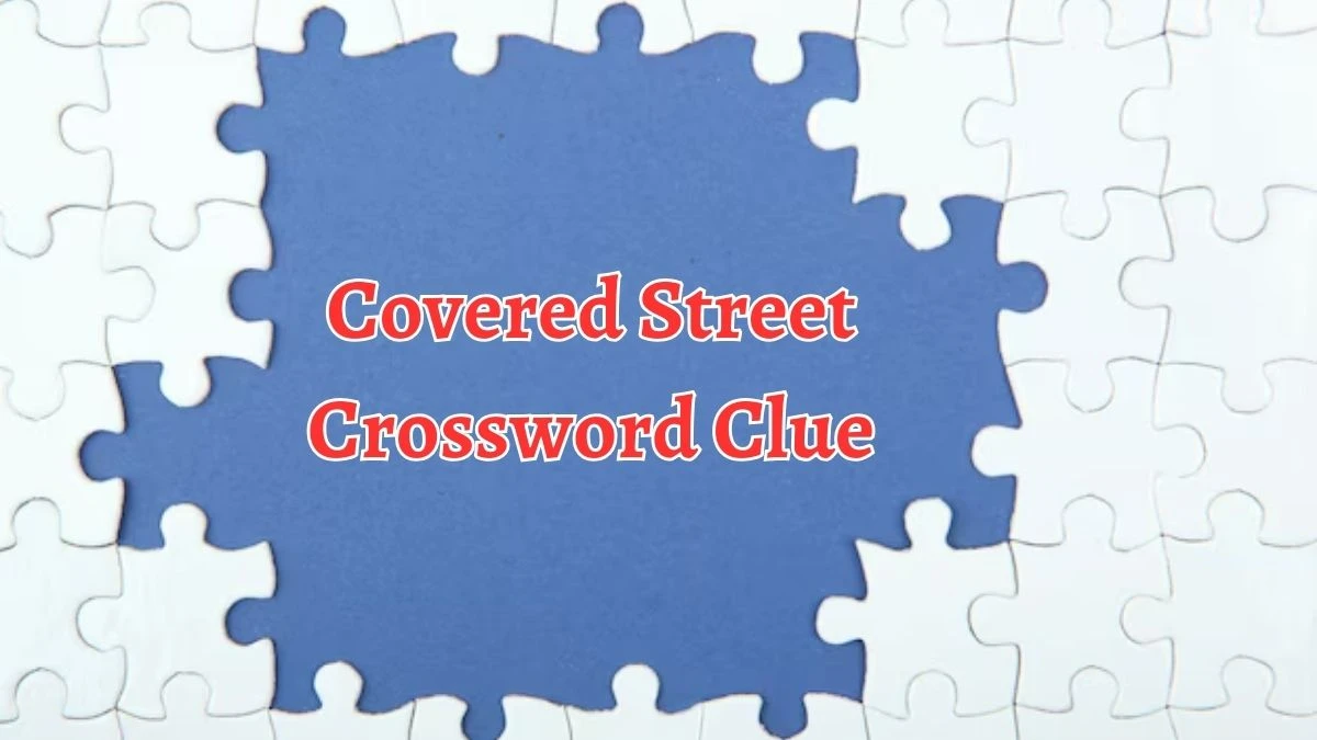 Covered Street Crossword Clue 6 Letters