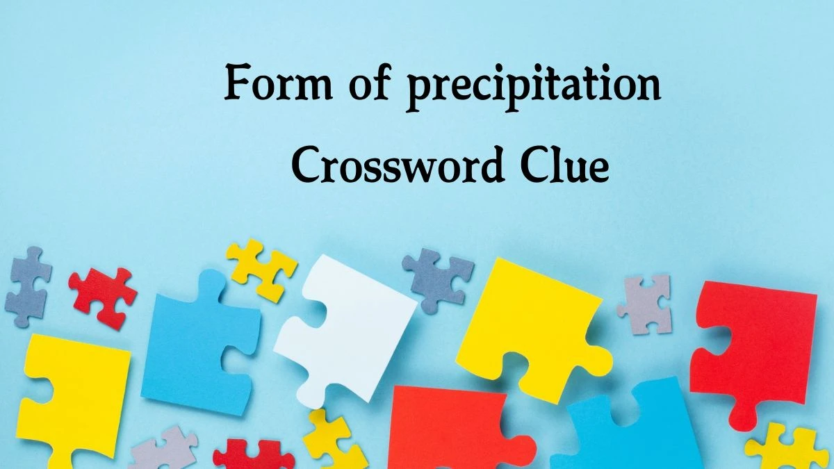 Form of precipitation Crossword Clue