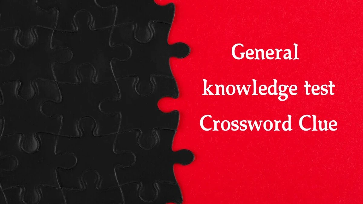 General knowledge test Puzzle Page