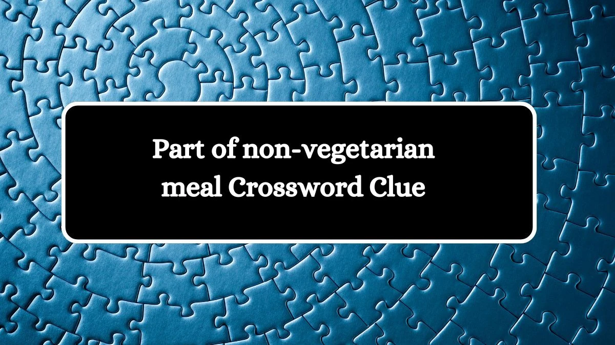 Part of non-vegetarian meal Puzzle Page