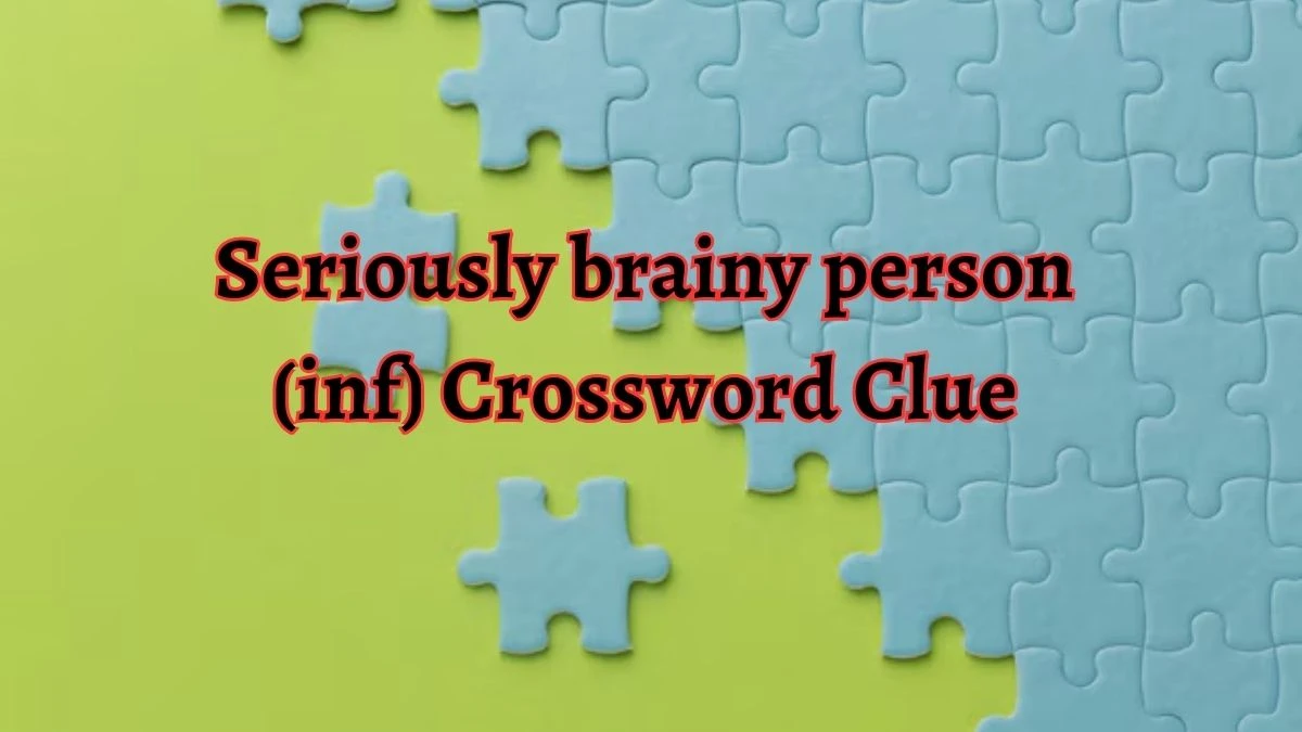 Seriously brainy person (inf) Puzzle Page