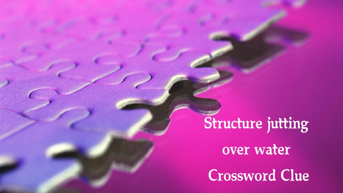 Structure jutting over water Puzzle Page