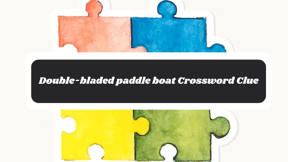 Double-bladed paddle boat Puzzle Page