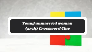 Young unmarried woman (arch) Crossword C...