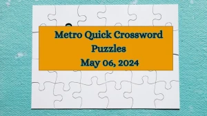 Metro Quick Crossword Puzzles Answer for Today May...