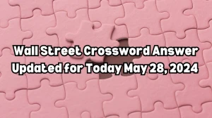 Wall Street Crossword Major Mississippi tributary Puzzle Answer Uncovered for Today May 28, 2024