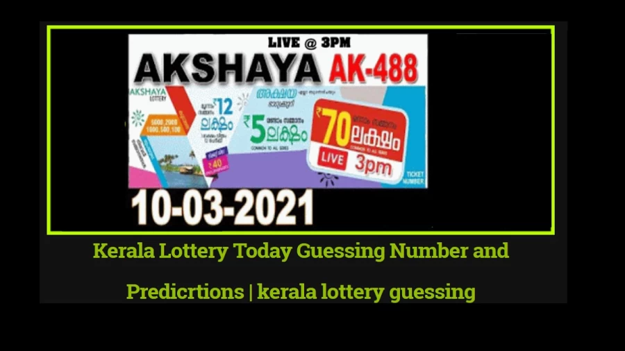 Kerala Lottery Result Today Guessing Number 10.03.2021 Live Kerala Lottery Result ABC Prediction Number Here
