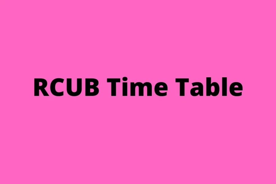 RCUB Time Table 2021 at rcub.ac.in - Checkout Revised Rani Channamma University Belagavi UG/PG Exam Date Sheet PDF, Admit card Here