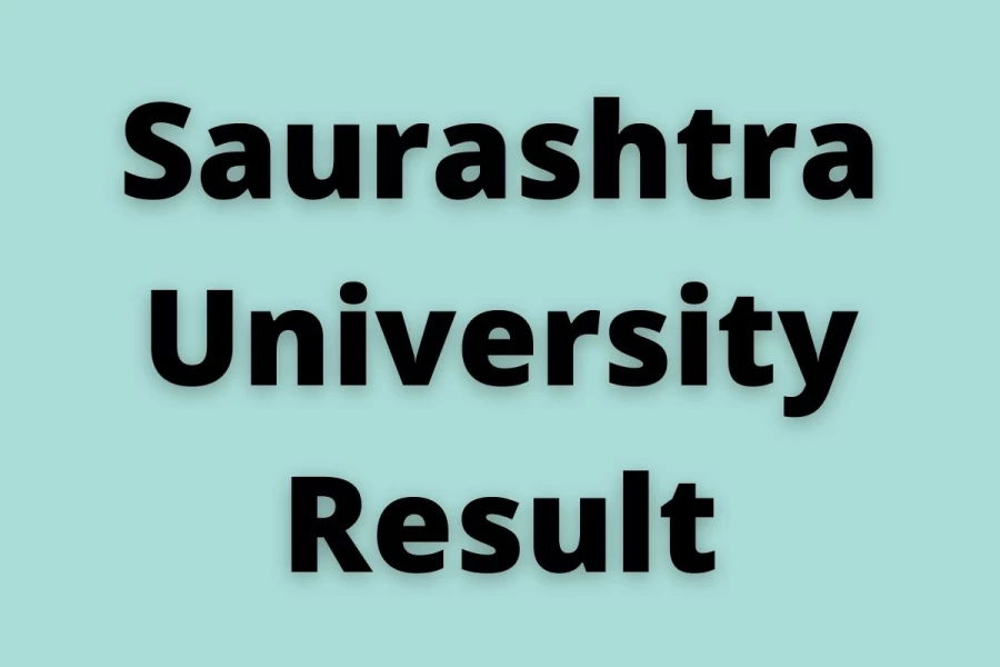 Saurashtra University Result 2021 (Out) - Merit List, Download @ saurashtrauniversity.edu