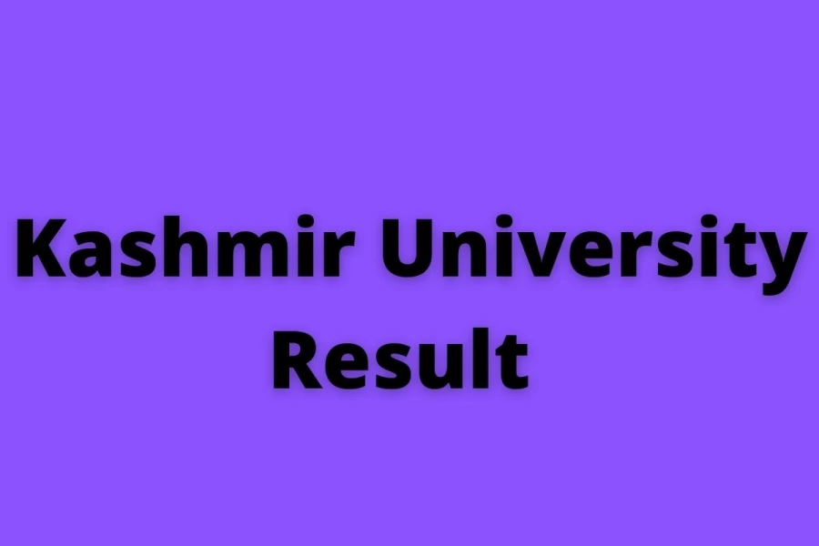 Kashmir University Result 2021 (Out) @ egov.uok.edu.in - University of Kashmir Results, Score Card, Check Here