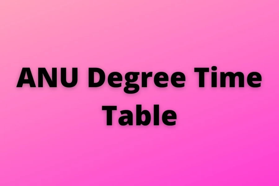 ANU Degree Time Table 2021 Out - Check Acharya Nagarjuna University Degree UG/PG Semester Date Sheet @ nagarjunauniversity.ac.in