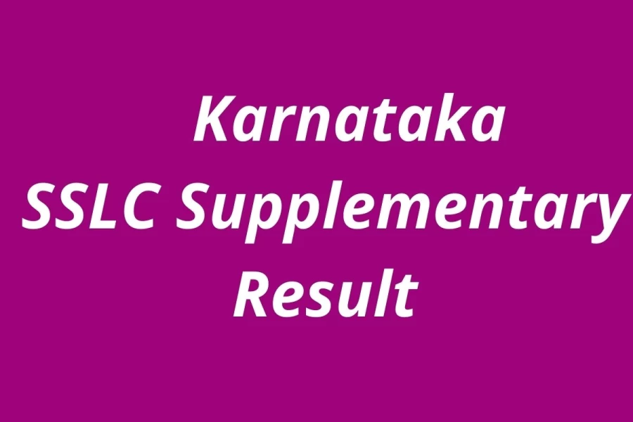 Karnataka SSLC Supplementary Result 2021 - KSEEB 10th Supplementary Result, Steps To Download at karresults.nic.in