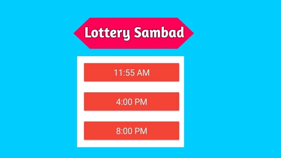 Lottery Sambad 22 Tarik Today Result Live 22.3.2021 11:55AM, 4PM, 8PM