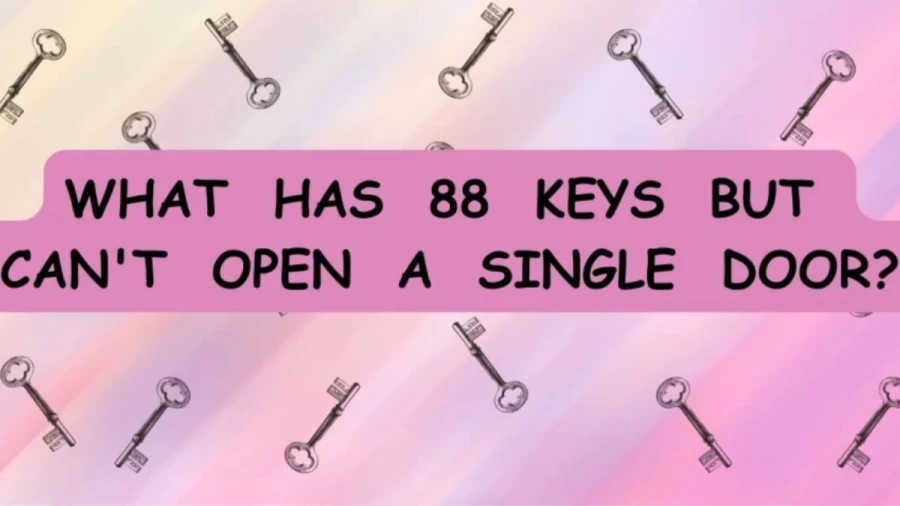 What Has 88 Keys - Riddle with Answer
