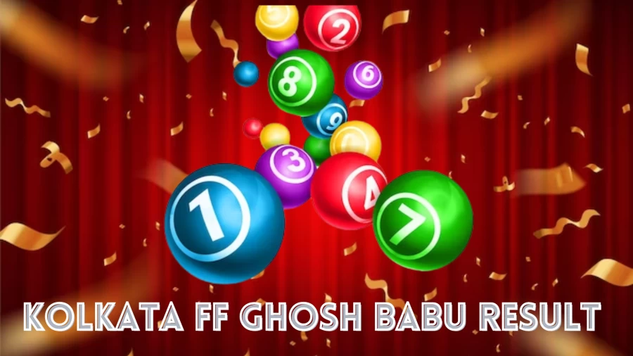 Kolkata FF Ghosh Babu Result Today Tips Kolkata Fatafat Ghosh Babu Chart