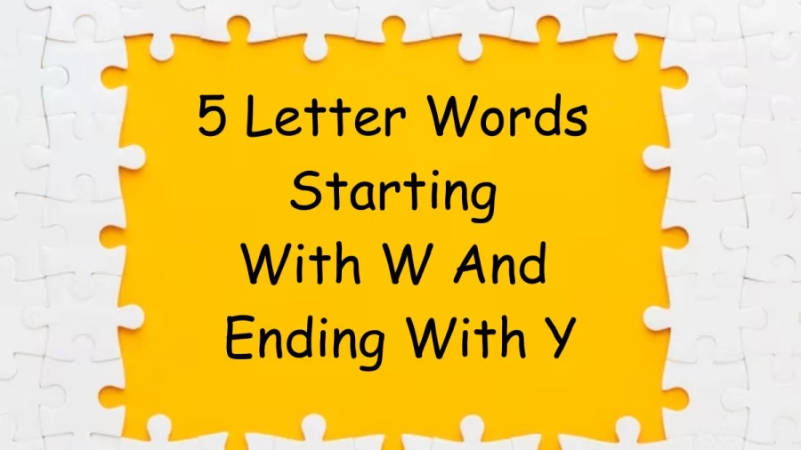5 Letter Words Starting With W And Ending With Y - List of 5 Letter Words Starts With W And Ends With Y