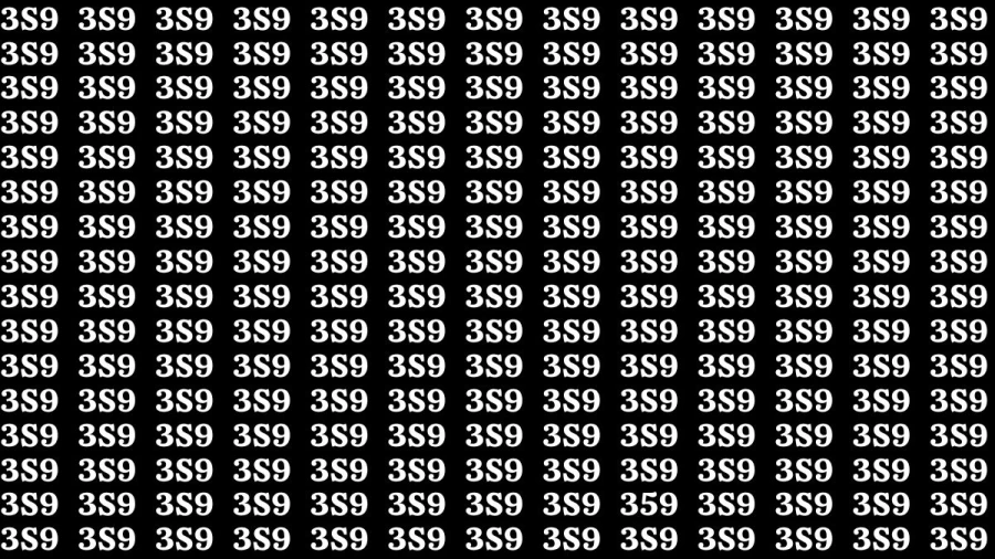 Optical Illusion Eye Test: If you have Eagle Eyes Find the Number 359 in 18 Secs